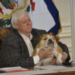 jim justice with dog